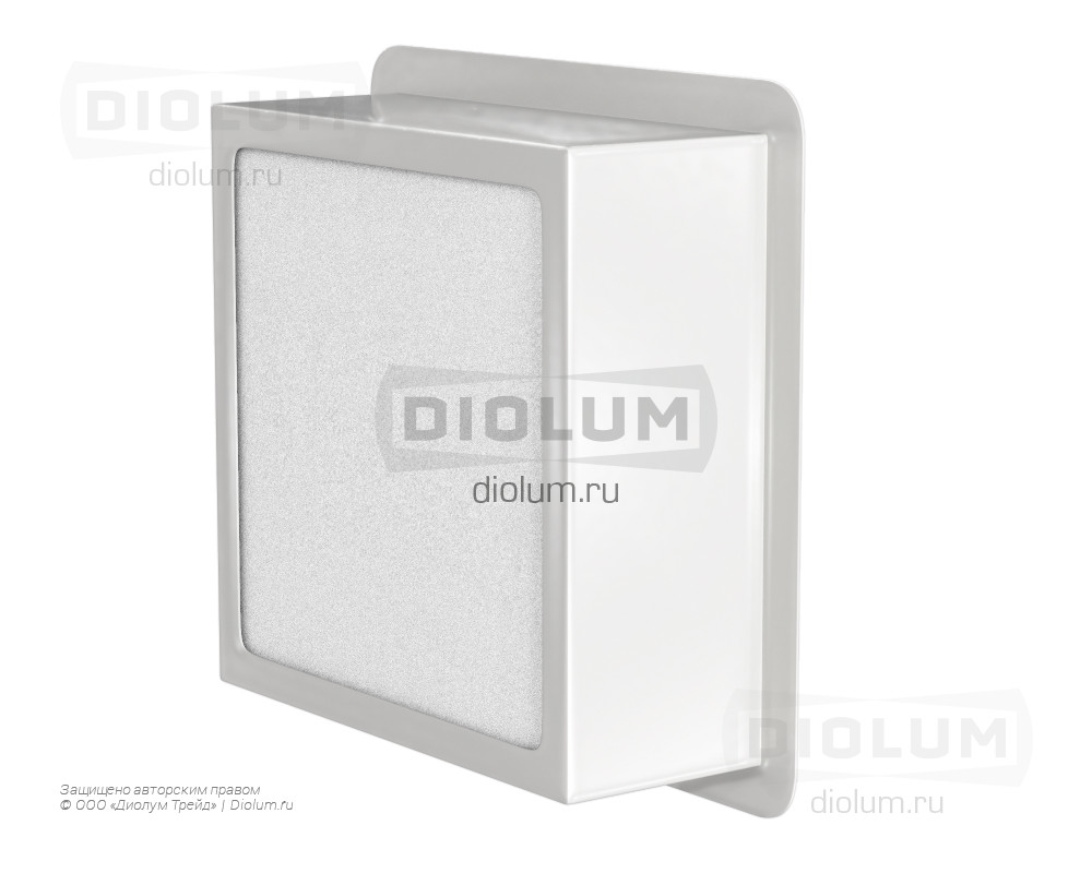 Светодиодный светильник Грильято Домино x6 100х100 33Вт 4000К IP20 белый фото 4