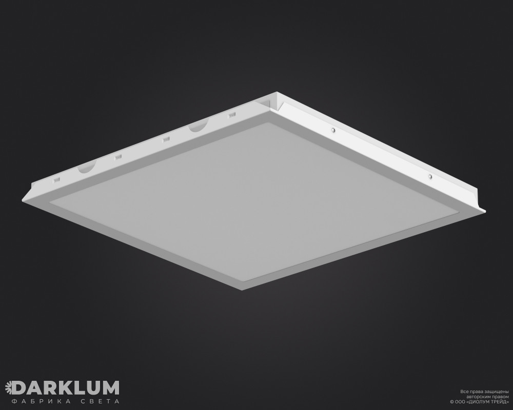 Светодиодный светильник Clip-in (18) 600х600 38Вт SL 5000К IP65 фото 2