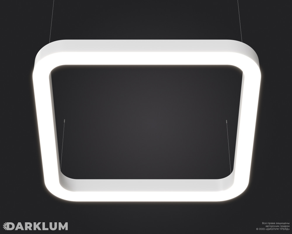 Подвесной светодиодный светильник FRAME-Q-SOFT-1400 4000К 136Вт белый фото 2