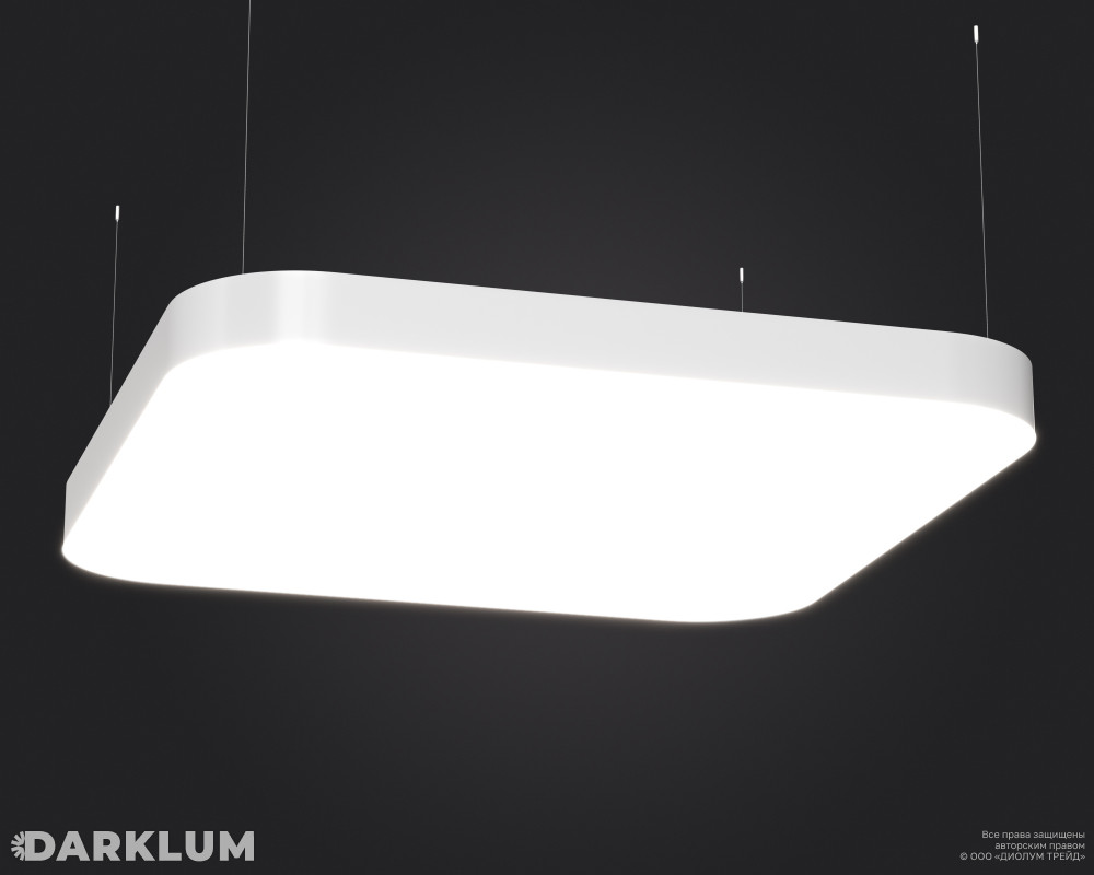 Подвесной светодиодный светильник WOWBOX-Q-SOFT-1000 5000К 115Вт белый фото 1