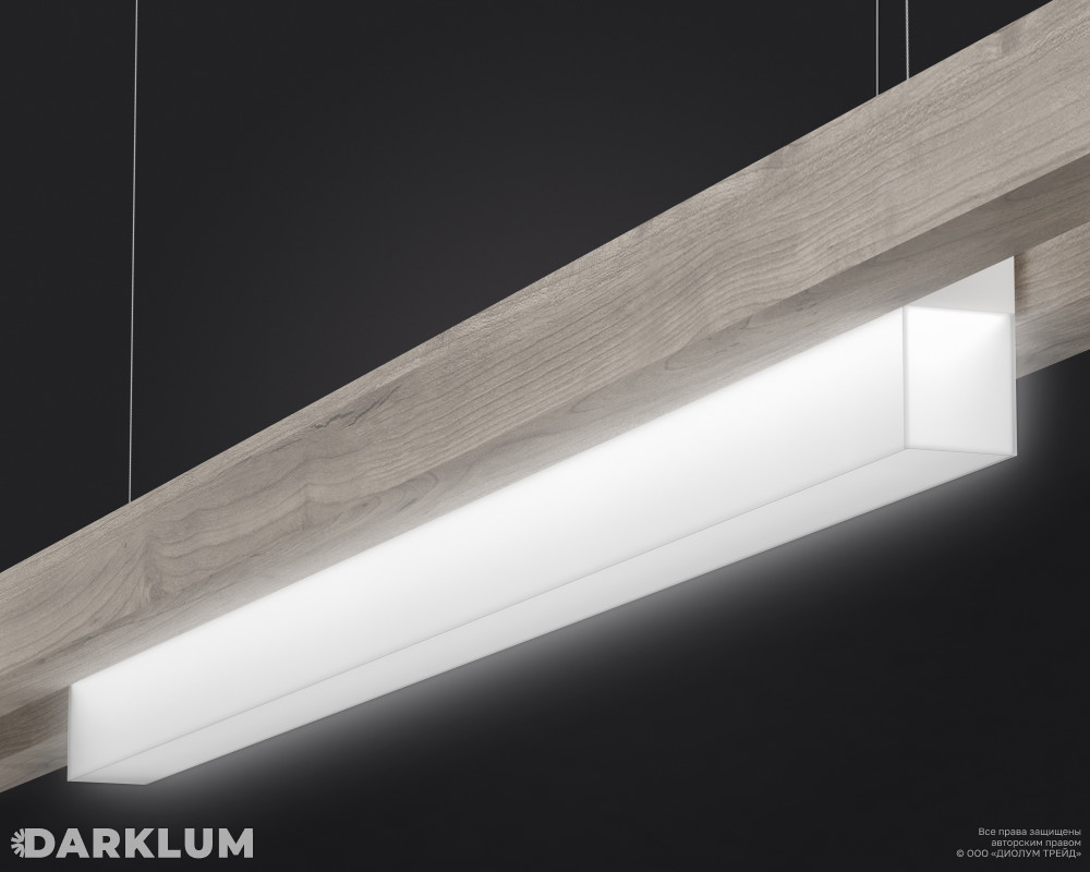 Встраиваемый светодиодный светильник FTP-WISP-RAY-3000х50 163Вт 5000К белый фото 1