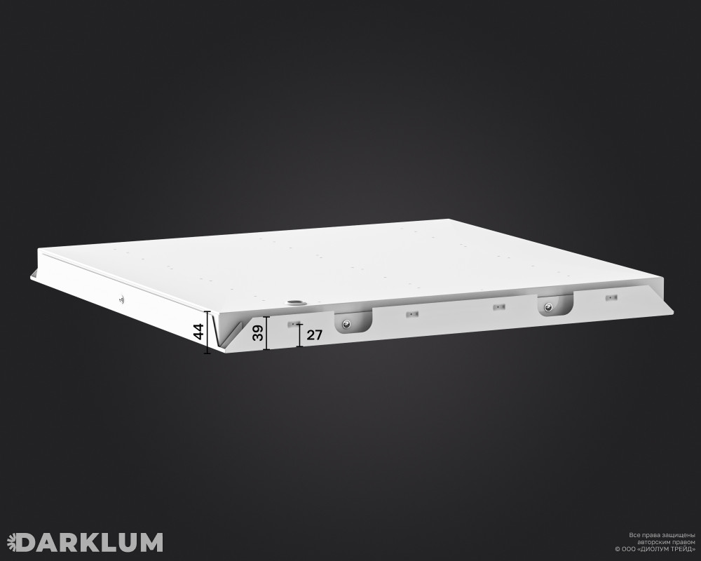 Светодиодный светильник Clip-in (27) 600х600 38Вт SL 3000К IP54 фото 5