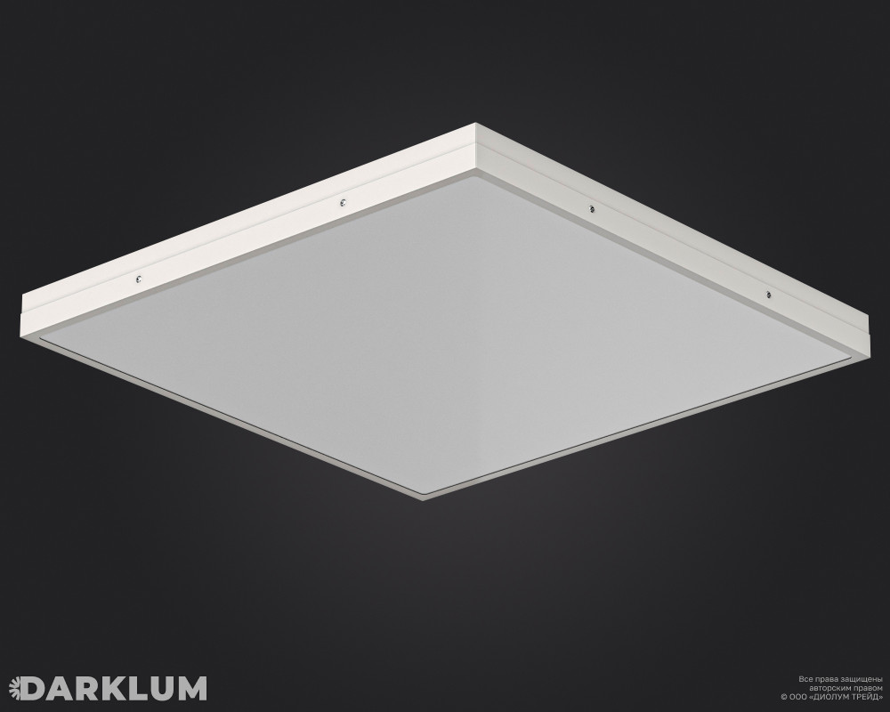 Светодиодный светильник Армстронг 600х600 52Вт 5000К опал IP54 фото 2