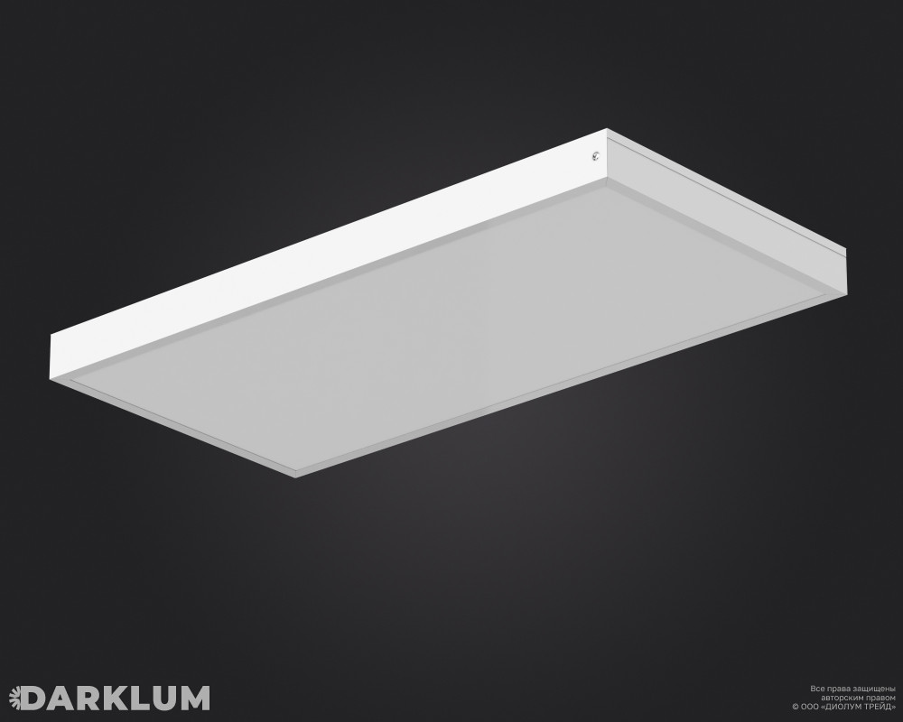 Светодиодный светильник 600х300 17Вт с БАП 2 часа 5000К опал IP40 фото 2