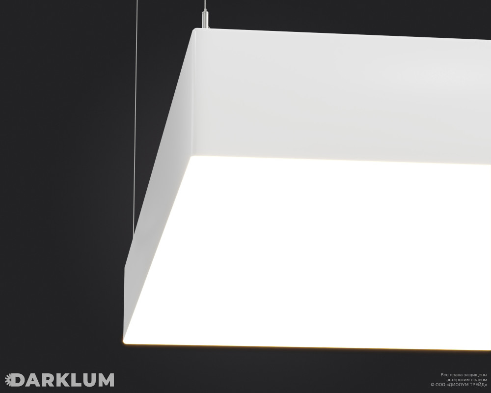 Подвесной светодиодный светильник WOWBOX-Q-400 26Вт 3000К белый фото 4