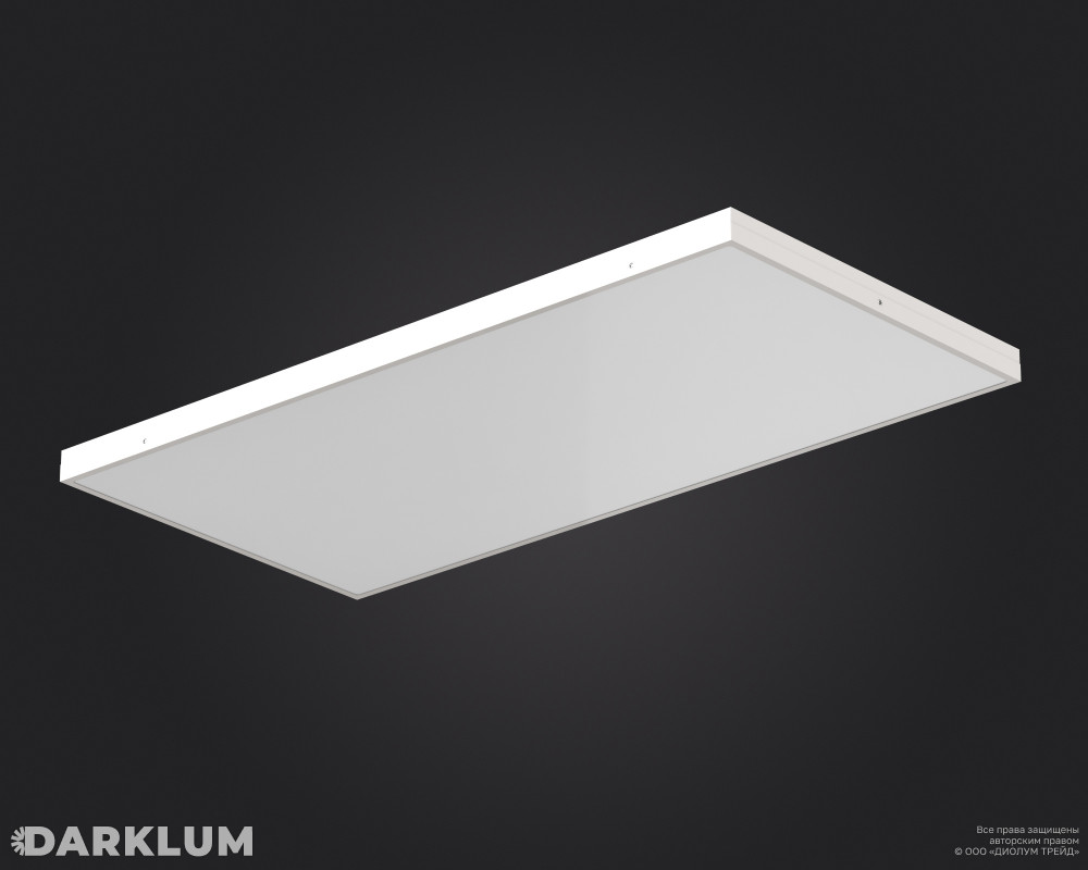 Светодиодный светильник 1200х600 105Вт 4000К опал IP65 фото 2