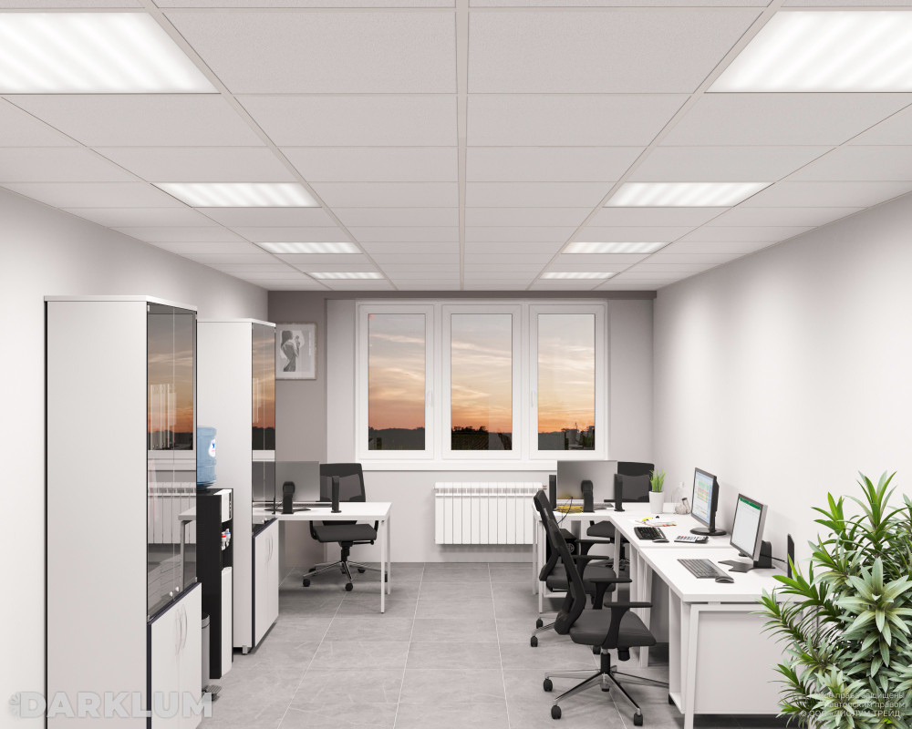 Светодиодный светильник Армстронг 600х600 52Вт 5000К опал IP54 фото 3