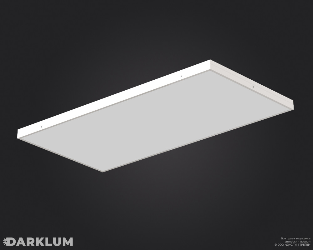 Светодиодный светильник 1200х600 70Вт 4000К опал IP54 фото 2