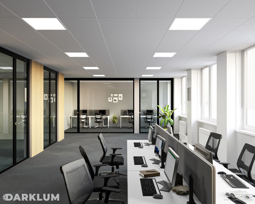 Светодиодный светильник Ecophon Dg 600х600 38Вт SL с БАП 2 часа 5000К опал IP40 фото 3