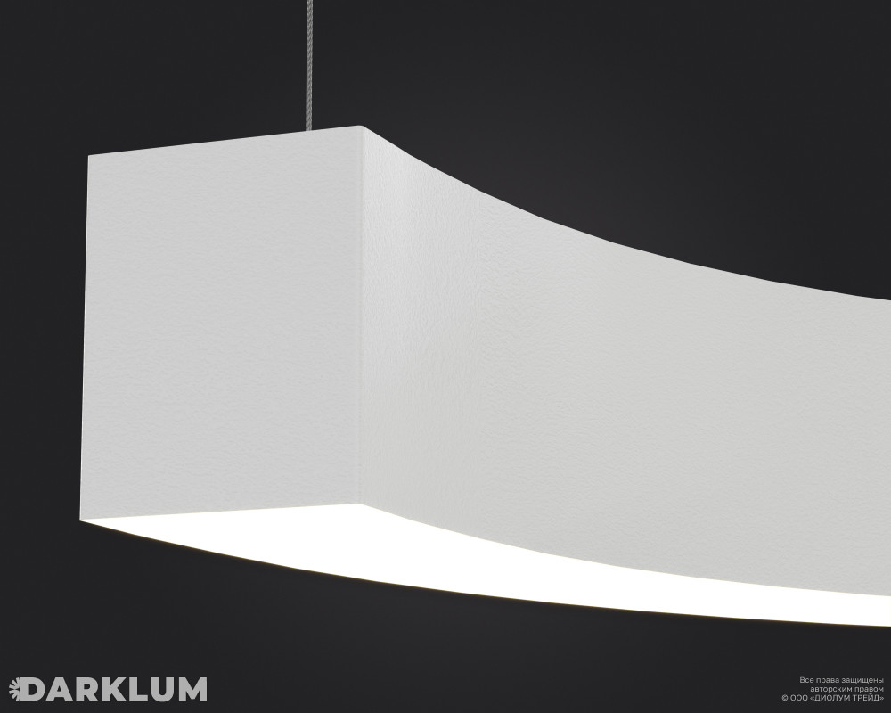 Подвесной светодиодный светильник FTP-VIBE-2600х430 81Вт 5000К белый фото 4