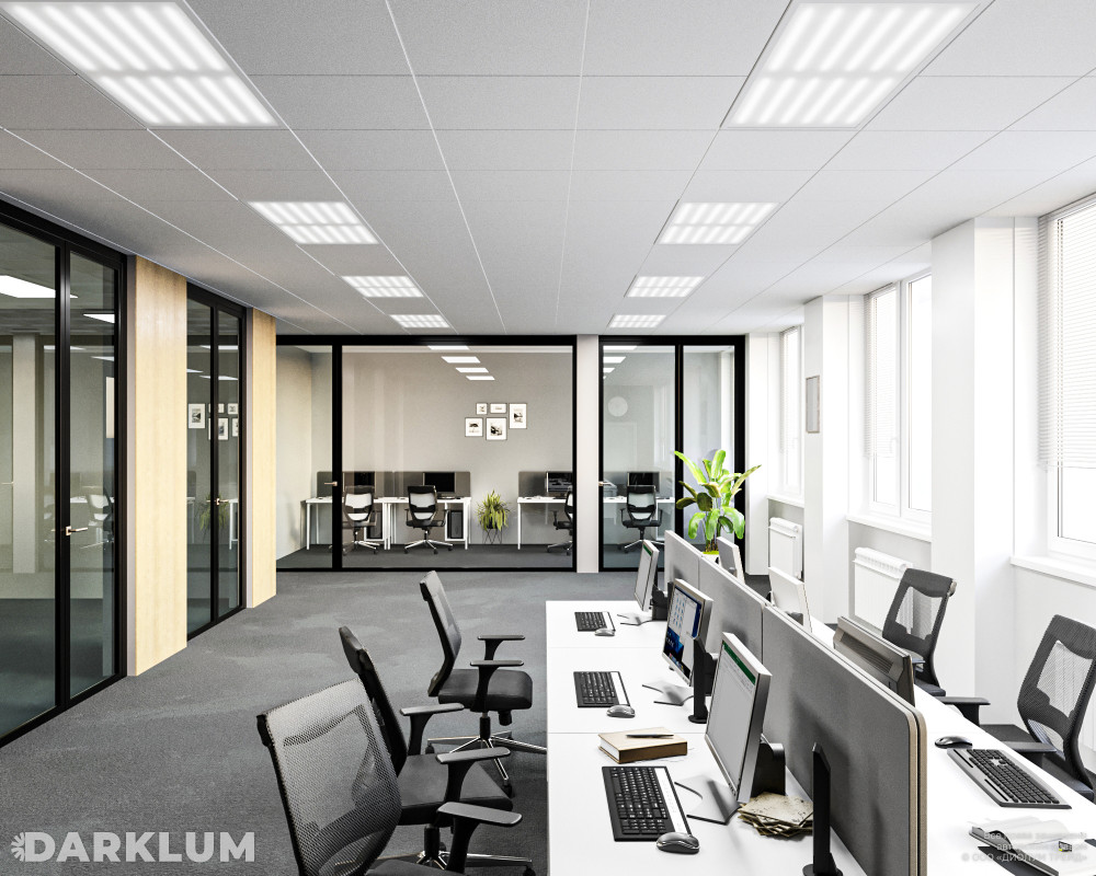 Светодиодный светильник Ecophon Dg 1200х600 105Вт с БАП 2 часа 5000К опал IP40 фото 3