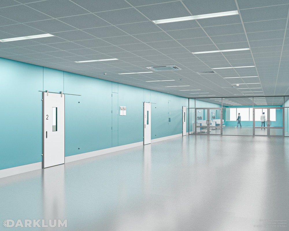 Светодиодный светильник 2х36 35Вт с БАП 2 часа 5000К закаленное стекло IP65 фото 3