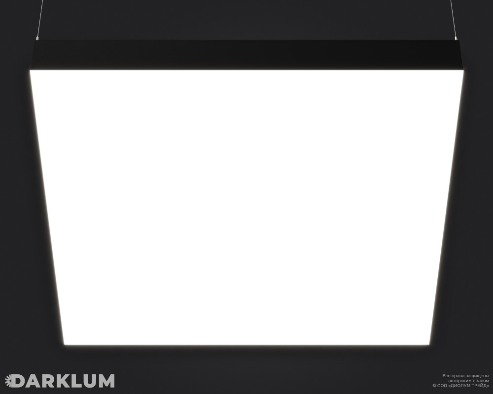 Подвесной светодиодный светильник WOWBOX-Q-1200 189Вт 4000К черный фото 2