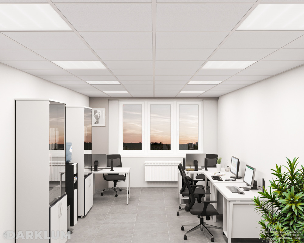 Светодиодный светильник Армстронг 600х600 35Вт 4000К призма IP40 фото 3