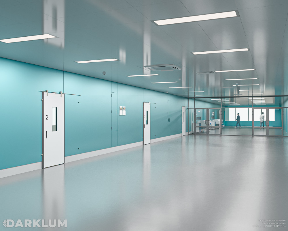 Светодиодный светильник Clip-in (27) 1200х300 38Вт SL 4000К опал IP54 фото 3