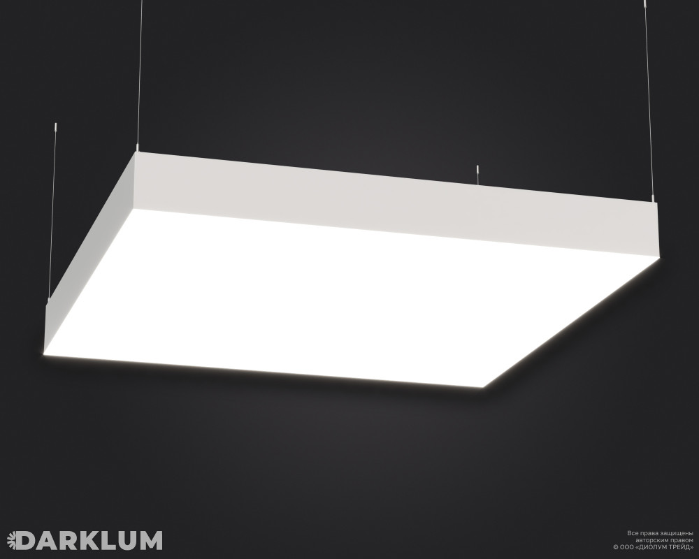 Подвесной светодиодный светильник WOWBOX-Q-400 26Вт 3000К белый фото 1