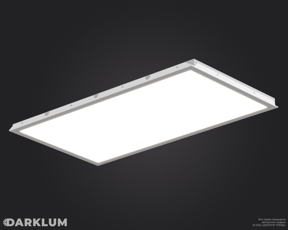 Светодиодный светильник Clip-in (27) 1200х600 76Вт SL с БАП 2 часа 4000К IP54 фото 1