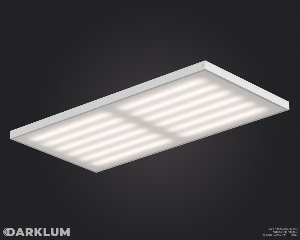 Светодиодный светильник 1200х600 105Вт 4000К опал IP40 фото 1