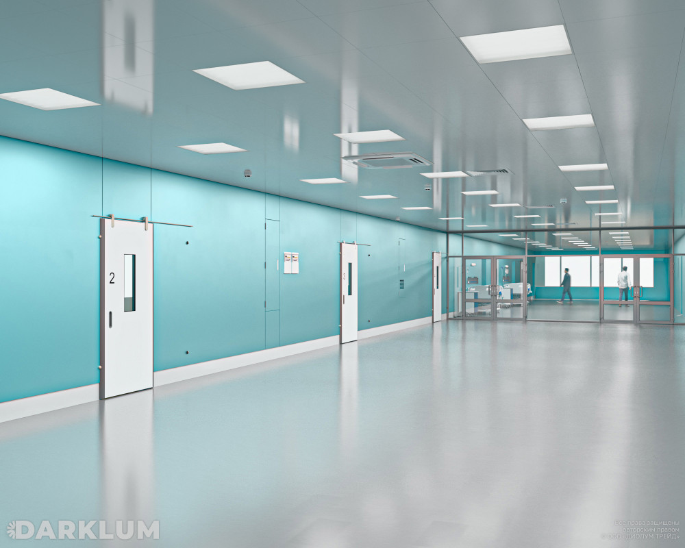 Светодиодный светильник Clip-in (27) 600х600 52Вт с БАП 2 часа 5000К призма IP54 фото 3