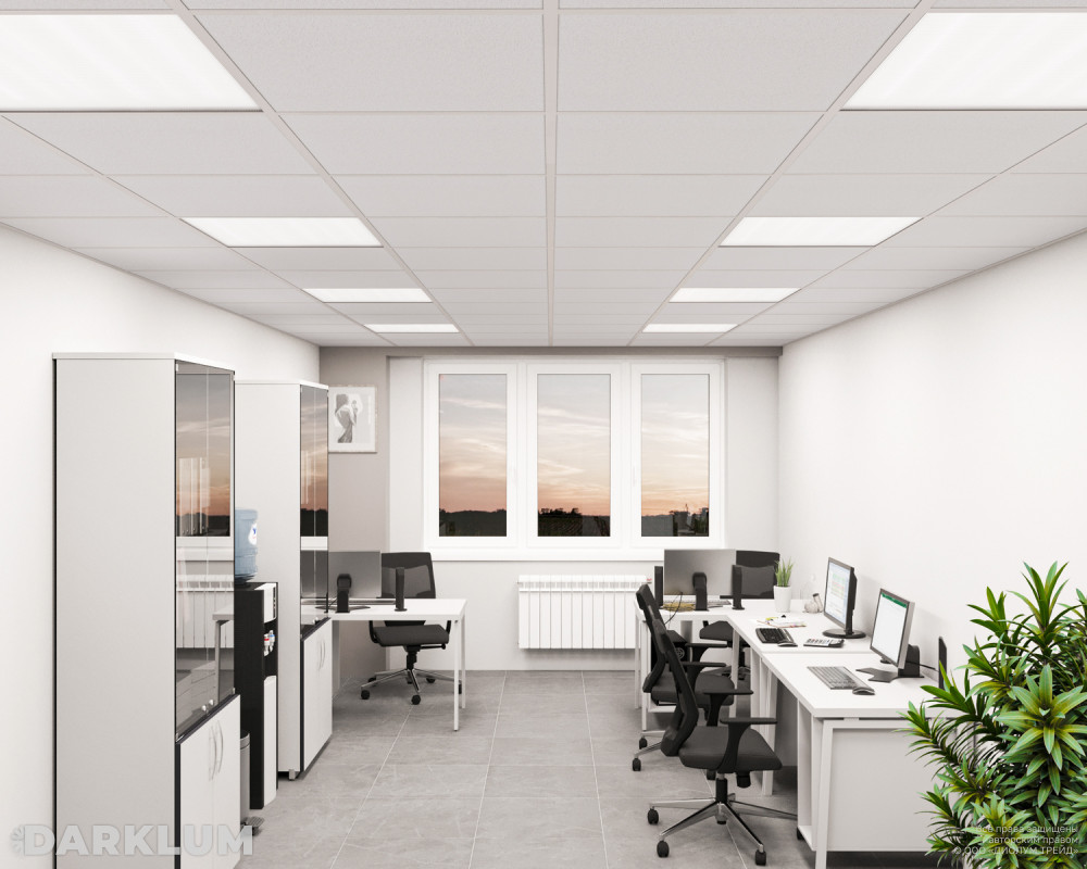 Светодиодный светильник Армстронг 600х600 52Вт 5000К призма IP40 фото 3