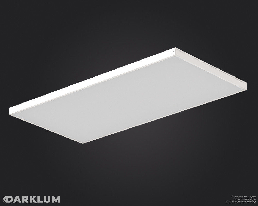 Светодиодный светильник 1200х600 76Вт SL 4000К опал IP40 фото 2