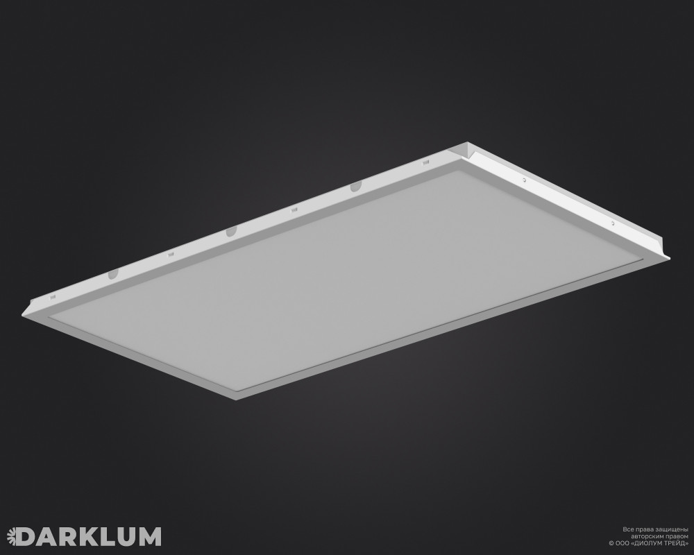 Светодиодный светильник Clip-in (27) 1200х600 76Вт SL с БАП 2 часа 4000К IP54 фото 2