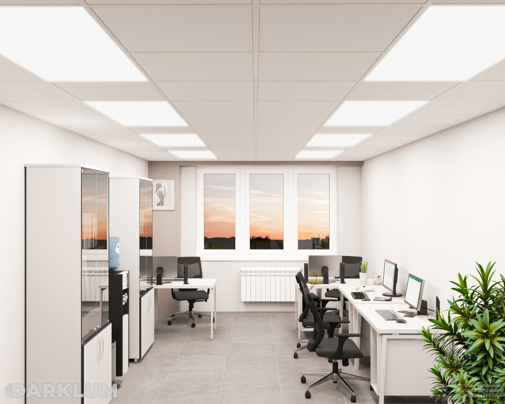 Светодиодный светильник 1200х600 76Вт SL 4000К опал IP40 фото 3