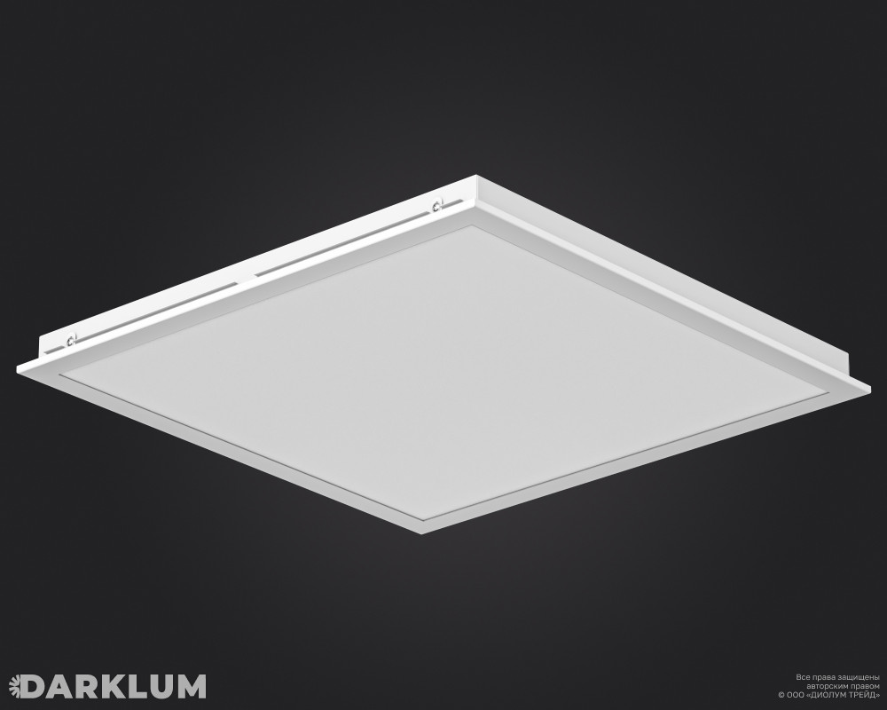 Светодиодный светильник Ecophon Dх 600х600 35Вт 4000К опал IP40 фото 2