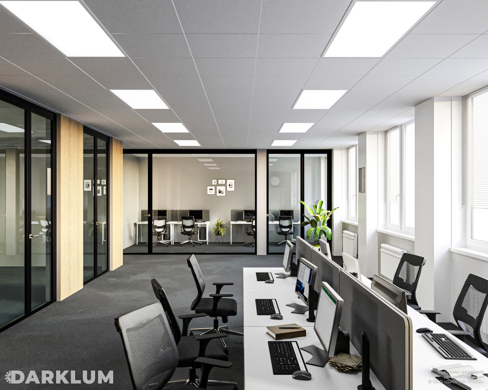 Светодиодный светильник Ecophon Dg 1200х600 76Вт SL 4000К опал IP40 фото 3