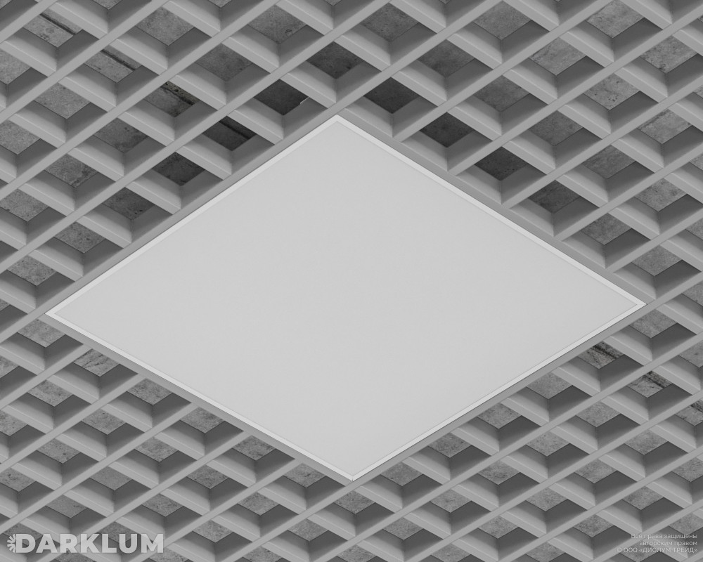 Светодиодный светильник Грильято 585х585 38Вт SL 4000К IP40 фото 2