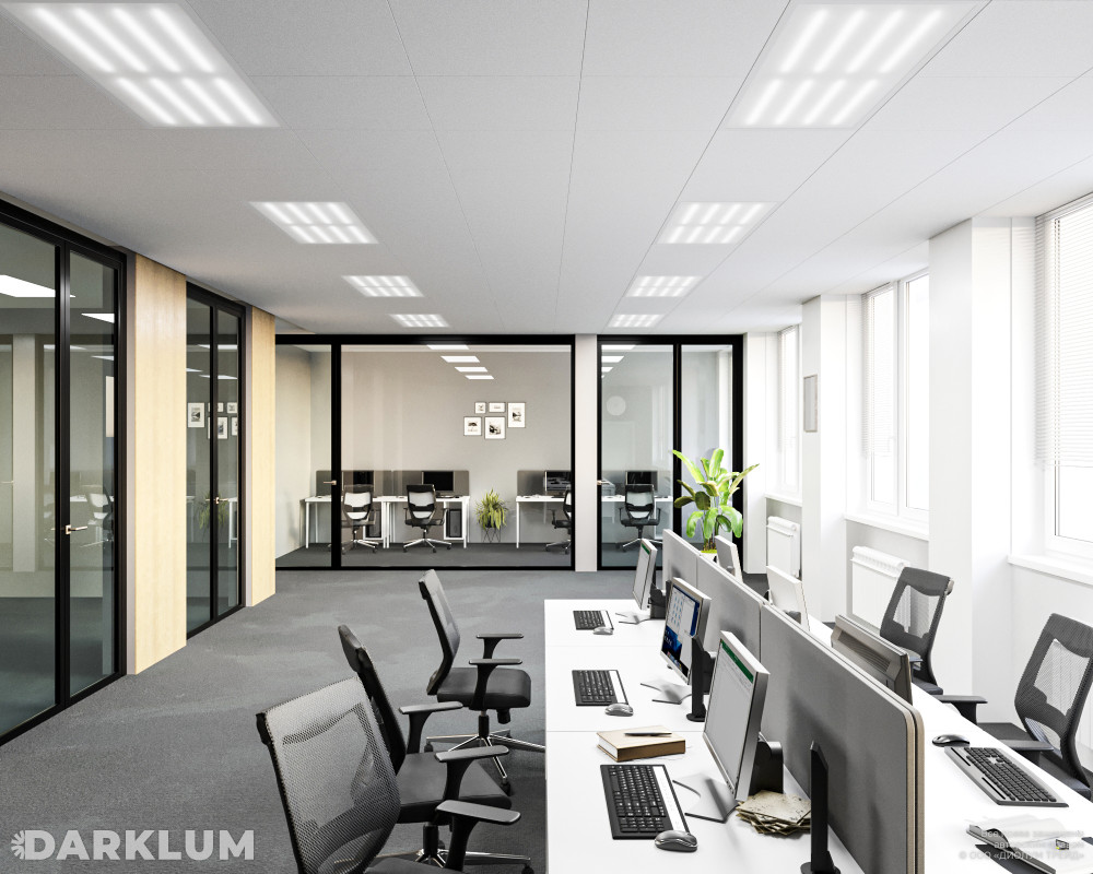 Светодиодный светильник Ecophon Dх 1200х600 70Вт 6500К опал IP40 фото 3