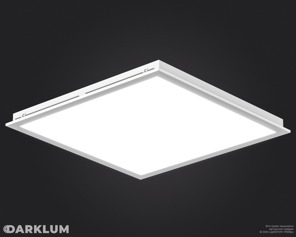 Светодиодный светильник Ecophon Ds 600х600 38Вт SL 3000К опал IP40 фото 1