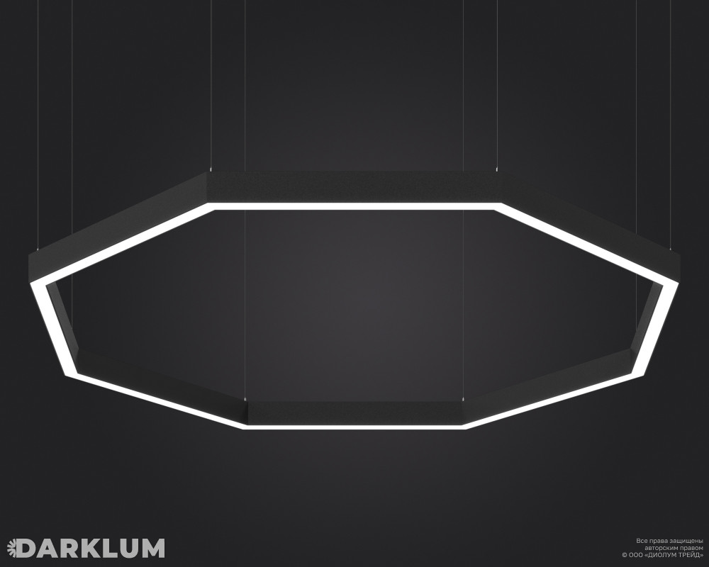 Подвесной светодиодный светильник LP85-ARENA8-450 96Вт 4000К черный фото 1