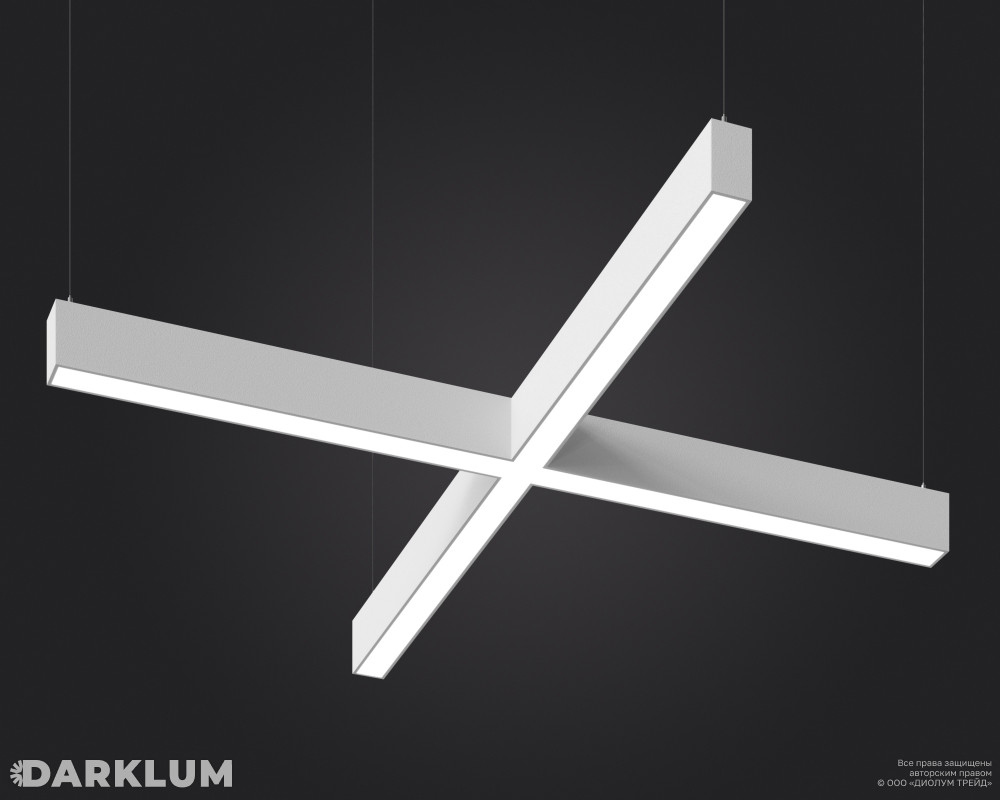 Подвесной светодиодный светильник LP85-PLUS-1560 82Вт 5000К белый фото 2