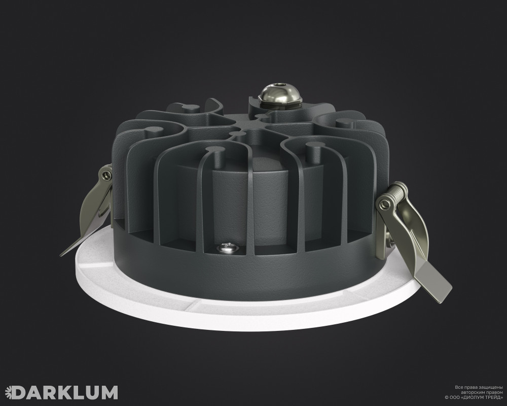 Cветодиодный светильник Downlight круглый 108мм 8Вт 4000К IP54 белый фото 2