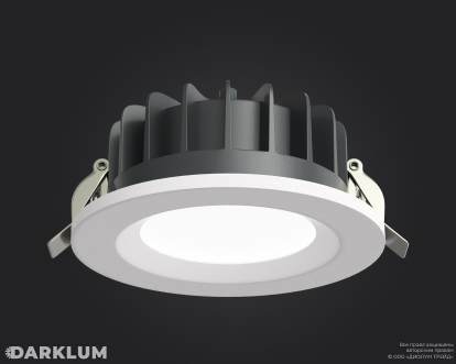 Cветодиодный светильник Downlight круглый 108мм 12Вт 4000К IP54 белый