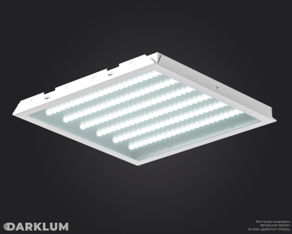 Светодиодный светильник Clip-in (27) 600х600 52Вт 6500К закаленное стекло IP65