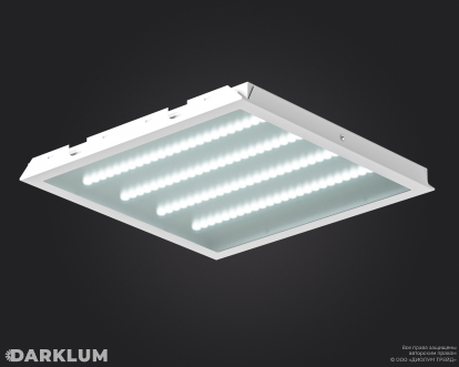 Светодиодный светильник Clip-in (27) 600х600 35Вт с БАП 2 часа 4000К закаленное стекло IP65