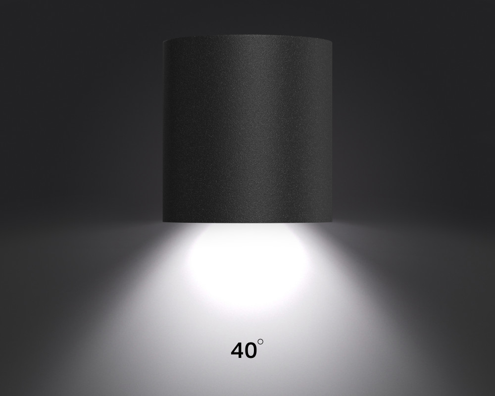 Подвесной светодиодный светильник Dot 95/100мм 15Вт 4000К IP40 D40 черный фото 4