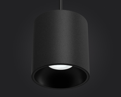 Подвесной светодиодный светильник Dot 95/100мм 15Вт 4000К IP40 D40 черный