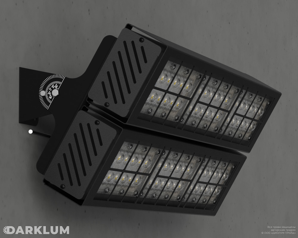 Светодиодный светильник Awax II с защитной решеткой U2 150Вт D90 5000К IP67 фото 2