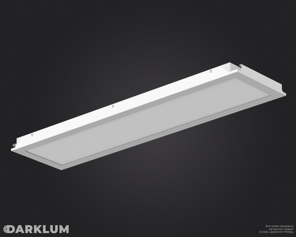 Светодиодный светильник Hook-On A 1200x300 L4108 38Вт SL 5000К опал IP54 фото 2