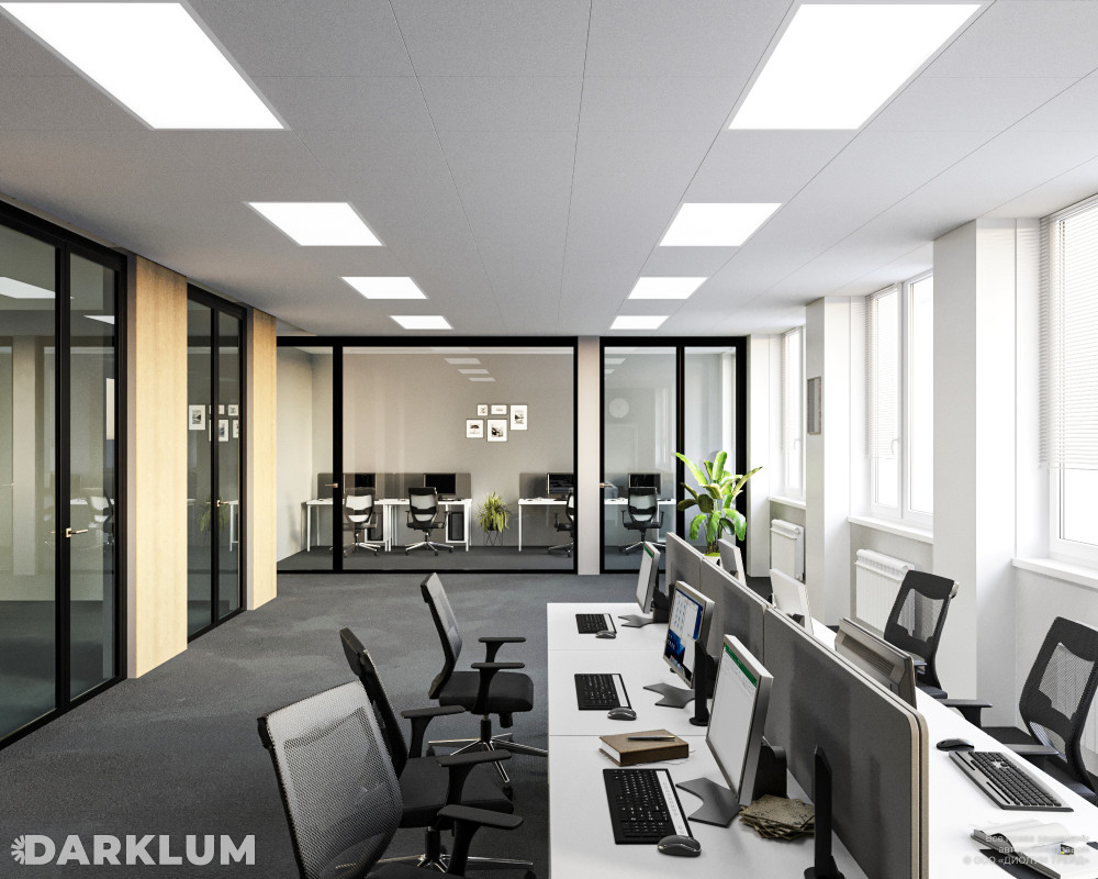 Светодиодный светильник Hook-On A 1200x600 L4108 76Вт SL 5000К опал IP54 фото 3