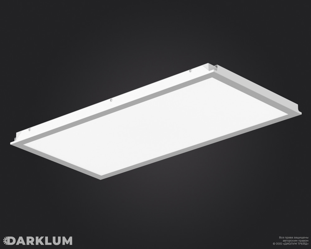 Светодиодный светильник Hook-On B 1200x600 L4108 XT 75Вт SL 5000К опал IP54 фото 1