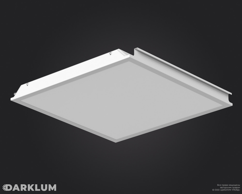 Светодиодный светильник Hook-On C 600x600 L4108 XT 37Вт SL 5000К опал IP54 фото 3
