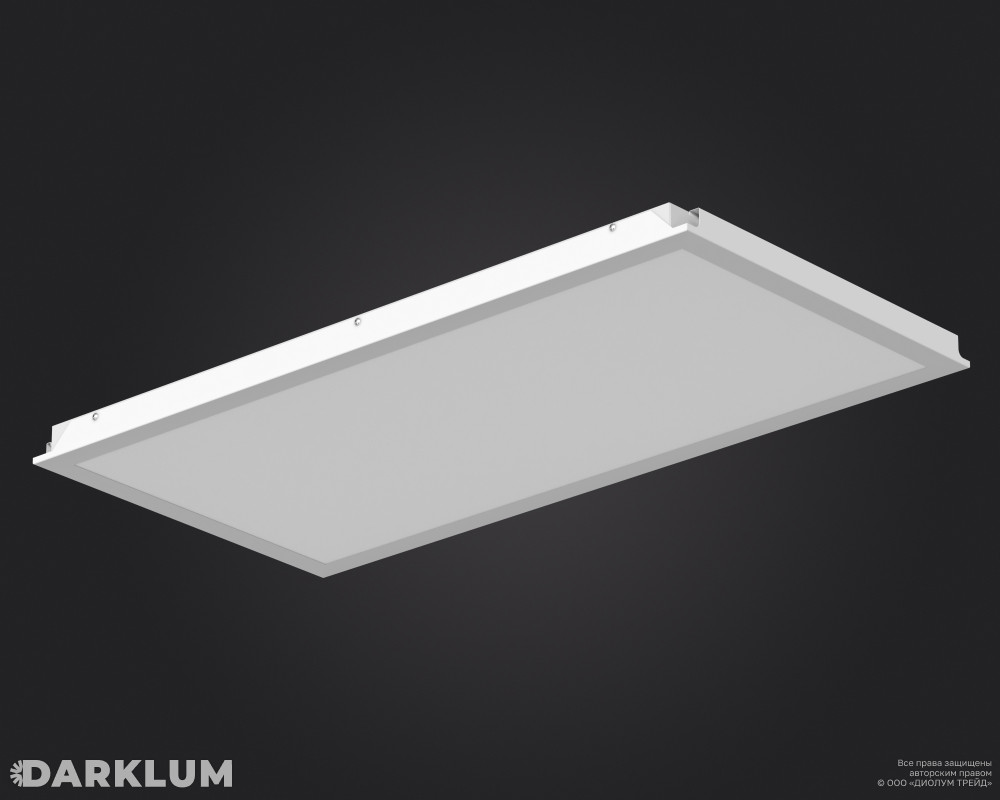 Светодиодный светильник Hook-On B 1200x600 L4108 XT 75Вт SL 5000К опал IP54 фото 2
